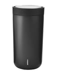 Stelton To-Go Click D. Steel, 0.2 L. Svart