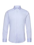 Bs Rice Slim Fit Shirt Tops Shirts Business Blue Bruun & Stengade