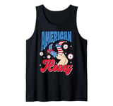 American Honey Boots USA Flag 4th Of July Patriotic Cowgirl Tank Top