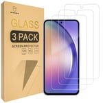 Mr.Shield Verre Trempé compatible avec Samsung Galaxy A55 5G [Lot de 3] Film Protecteur d'écran Vitre Protecteur 9H Dureté