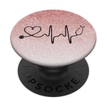 PopSockets Infirmière Rose-Gold Phone Grip PopSockets Support et Grip pour Smartphones et Tablettes