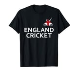 England Flag Cricket Lover Tee For English Cricket Fans T-Shirt