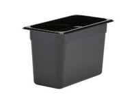 Kantine Cambro 1/3Gn 6,9L 32,5X17,6X20cm Polykarbonat Sort,6 Stk/Eske