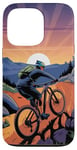 iPhone 13 Pro For Downhill Biking - Retro Mountain Bike Design Case