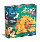 Clementoni Galileo Robotics 59326 DinoBot Triceratops - Kit de modélisation Dinosaure, Robot Jouet pour Enfants à partir de 5 Ans