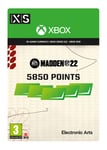 Madden NFL 22: 5850 Madden Points - XBOX One,Xbox Series X,Xbox Series