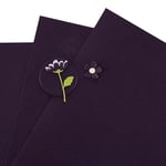 Spellbinders Plum Essentials Color Cardstock 8.5" x 11"-10 Pack, ONE