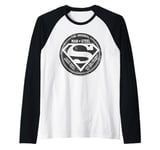 Superman The Original Man Of Steel Retro Raglan Baseball Tee