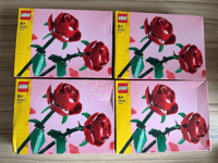 LEGO 40460 Creator Roses (4 SETS), Flowers Set Compatible with Flower Bouquets