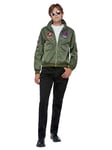 Smiffys Blouson aviateur Top Gun Maverick, avec badges appliqués