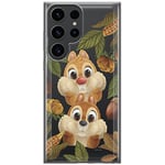 ERT Group Coque de téléphone Portable pour Samsung S23 Ultra Original et sous Licence Officielle Disney Motif Chip & Dale 002 Parfaitement adapté à la Forme du téléphone Portable, partiel imprimé