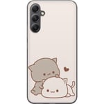 Samsung Galaxy A05s Genomskinligt Skal Kawaii Söta katter