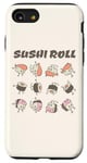 Coque pour iPhone SE (2020) / 7 / 8 Mignon Kawaii Rouleau de Sushi Dessin animé Dessin animé Japonais Nourriture Anime