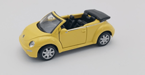 WELLY - voiture jaune VOLKSWAGEN NEW BEETLE Cabriolet modèle friction vendu s...