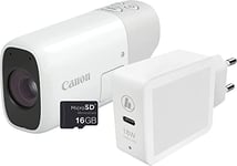 Canon PowerShot Zoom Essential Kit blanc