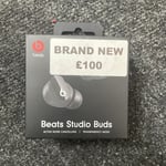 Genuine Brand New Beats Studio Buds Bluetooth Noise Cancelling Earbuds (Black)