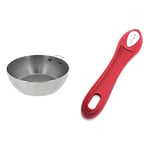 DE BUYER -5634.24 -poele paysanne mineral b elt amovible 24 & 8359.40 -queue amovible rouge