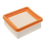 vhbw Filtre compatible avec Hilti DSH700, DSH900 meuleuse d'angle disqueuse ou tronçonneuse - 1x filtre principal, orange / blanc