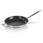 WAS Germany Poêle Cookware 21 avec revêtement anti-adhésif PTFE, Ø 36 cm, acier nickel-chrome 18/10