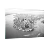 Impression sur Verre 120x80cm Tableaux Image Photo New York Paysage Architecture