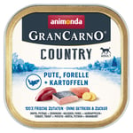 Animonda GranCarno Adult Country 22 x 150 g - Kalkon, öring & potatis