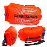 SAFE4SPORT PerfectSwimmer+ - bouée Gonflable pour la Natation - bouée de sécurité avec Une Poche pour Les Choses