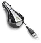 Cellularline Billader 12V microUSB med fleksibel kabel