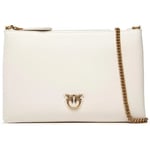 Sac Pinko  Clutch blanc classique rose