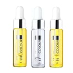 3-pack - Nagelbandsolja - Banan, Citron, Mandel - 15ml multifärg