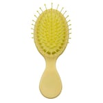 Mini Detangler Small Oval Wet Brush Mini Kids Hair Brush for Most Hair Types Glide Through Tangles with Ease Yellow