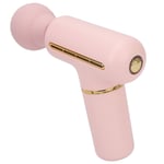 (Pink)Massage Gun Mini Handheld Muscle Percussion Massager Portable 4 Speed