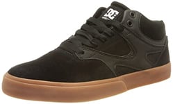 DC Shoes Homme Kalis Vulc Mid Basket, Black Gum, 36 EU