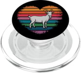 Retro Vintage Goat Animal Lover Farm Nature Gifts for Women PopSockets PopGrip for MagSafe