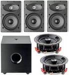 Focal 100 IW6 CUB EVO PACK 5.1 - Pack d'enceintes encastrables