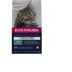 Eukanuba Grain Free Adult aikuisille kissoille lohta, 2 kg