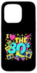 Coque pour iPhone 15 Pro Chemise « I Love The 80s » pour homme et femme, costume de fête vintage des années 80