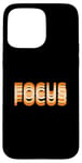 Coque pour iPhone 15 Pro Max Orange Focus Orange Graphic