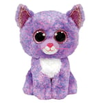 Ty - Beanie Boo's - Peluche Cassidy le chat 15 cm, Violet, TY36248