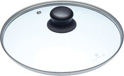 MasterClass Glass Saucepan Lid, Spare Lid for Saucepans & Frying Pans, Tempered