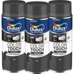 Multi Pack 3 - Peinture aérosol Color Touch Multi-Supports - Effet Tableau Noir Mat 400 ml Dulux Valentine