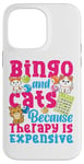 iPhone 14 Pro Max Bingo Player Cat Bingo And Cats Because Therapy Is Expensive Case