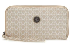 Kipling IMALI Large Wallet with Wristlet - Signature Beige RRP £48