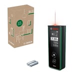 Bosch télémètre laser Zamo 4ème génération (mesures faciles et précises jusqu’à 25 m, piles rechargeables via le port USB-C, ajout possible d’adaptateurs, dans boîte carton pour e-commerce)