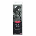 Artists Black White Colouring Pencils With Sharpener Set Of 6 Professional Qual