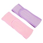 2pcs Facial Hairband Keep Sweat Away Secure Hair Tie For Facial CleansingYoga