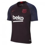 Nike FC Barcelona Breathe Football Shirt Sz M Burgundy Ash/Deep Royal Blue New