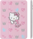 Hello Kitty Rose Coque Pour Ipad 2020 Matériau Tpu Antichoc Réglage Automatique De L'angle De Veille/Réveil Mignonne Housse De Protection Transparente 10.2in