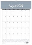 2024-2025 House of Doolittle Bar Harbor 31-inch x 21-inch Academic Monthly Wall Calendar, Wedgwood Blue/Gray (354-25)