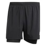 adidas Löparshorts Own The Run Climacool 2-i-1 - Svart, storlek Large