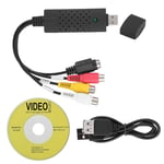 Convertisseur de carte de capture vidéo DVR vidéo USB2.0 Adaptateur audio pour enregistreur rapide pour PC/DVD, prise en charge de la capture vidéo USB professionnelle Systèmes vidéo mondiaux, y compr